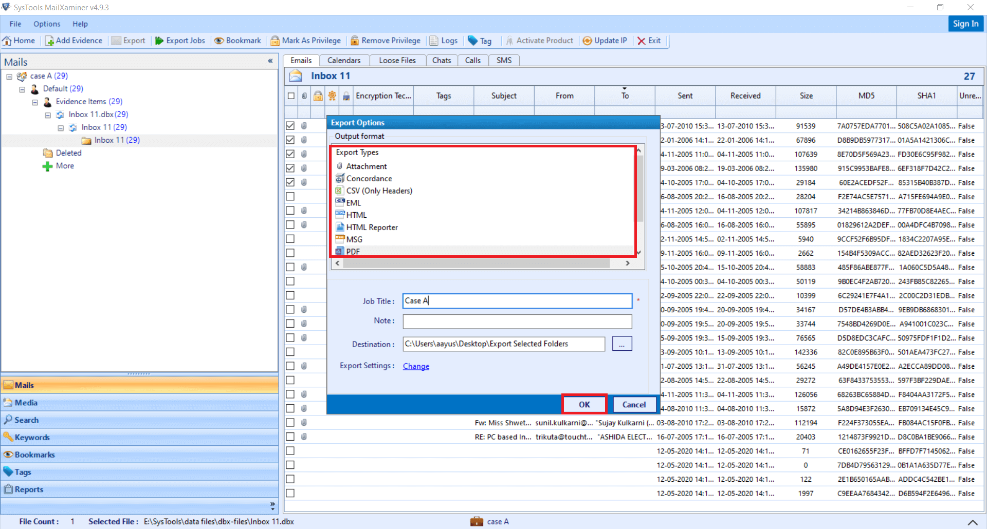 outlook express 6 export messages