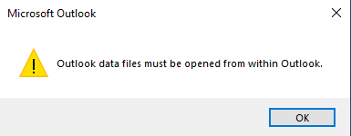 PST file Needs Outlook